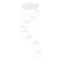 Lustres Pendentes Óctuplo Orby Bolinha Branco Lustres Pendentes Óctuplo Orby Bolinha Branco
