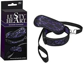 Lusty Heart - Bondage Couple Set - Kit Com Coleira E Venda Lusty Heart - Bondage Couple Set - Kit Com Coleira E Venda