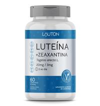 Luteína 20mg e Zeaxantina 3mg Vegano - 60 comprimidos 500mg Lauton