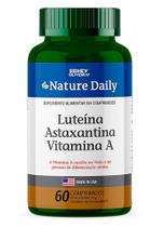 Luteína + Astaxantina + Vitamina A Made in Usa Nature Daily 60 Comprimidos - Sidney Oliveira