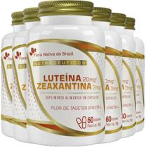 Luteína E Zeaxantina 500mg 6 X 60 Cápsulas - Flora Nativa