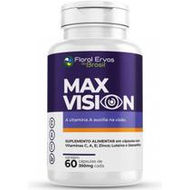 Luteina E Zeaxantina Max Vision 350mg 60 Caps + Vit A C E e Zinco Floral Ervas Luteina E Zeaxantina Max Vision 350mg 60 Caps + Vit A C E e Zinco Floral Ervas