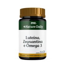 Luteína + zeaxantina e ômega 3 nature daily 30 cápsulas sidney oliveira