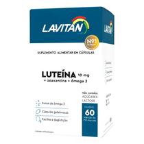 Luteína + Zeaxantina + Ômega 3 Lavitan Com 60 Cápsulas Luteína + Zeaxantina + Ômega 3 Lavitan Com 60 Cápsulas