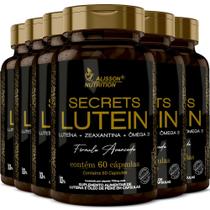 Luteína + Zeaxantina + Ômega 3 Secrets Lutein 6x60 Cápsulas - Alisson Nutrition