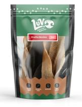 Luv Orelha Bovina Mastigável Natural p/ Cães 3 unid Mordedor Luv Orelha Bovina Mastigável Natural p/ Cães 3 unid Mordedor