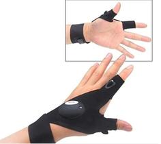 Luva 2 Dedos Lanterna Luz Led Dj Mesa Som Noturna Luva 2 Dedos Lanterna Luz Led Dj Mesa Som Noturna