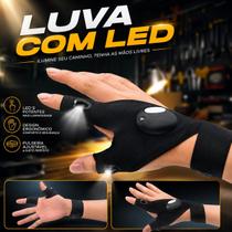 Luva 2 Dedos Lanterna Luz Led Dj Mesa Som Noturna Luva 2 Dedos Lanterna Luz Led Dj Mesa Som Noturna