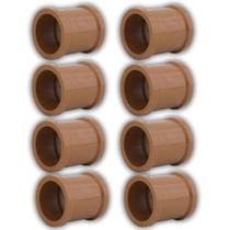 Luva 3/4 Krona 25mm Soldável Marrom 8 Peças PVC De Correr Luva 3/4 Krona 25mm Soldável Marrom 8 Peças PVC De Correr