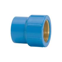 Luva 90º Azul 32 X 1" Bucha/latão Amanco Luva 90º Azul 32 X 1" Bucha/latão Amanco