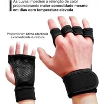 Luva Academia Feminina E Masculina Grip Hook Treino Cross Luva Academia Feminina E Masculina Grip Hook Treino Cross