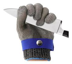 Luva Açougueiro Malha De Aço Inox Anti Corte Profissional Tamanho G Luva Açougueiro Malha De Aço Inox Anti Corte Profissional Tamanho G