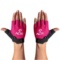 Luva Acte Ciclismo Bike (par) ROSA AJUSTAVEL A82-M