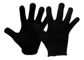 Luva Adulto Tamanho Único Em Poliéster Preta Luva Adulto Tamanho Único Em Poliéster Preta