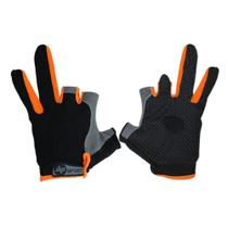Luva Albatroz YL013 Preto/Laranja Sport XXXL
