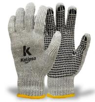 Luva Algodão Tricotada Pigmentada Tatex Mescla - Tamanho 9/Único - CA 34474 - REF 02.11.2.2 - KALIPSO