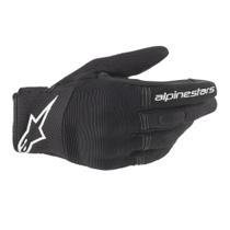Luva Alpinestars Copper Preto Branco Cano Curto Motociclista Luva Alpinestars Copper Preto Branco Cano Curto Motociclista