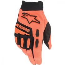 Luva Alpinestars Full Bore Laranja/Preto 2023 Luva Alpinestars Full Bore Laranja/Preto 2023