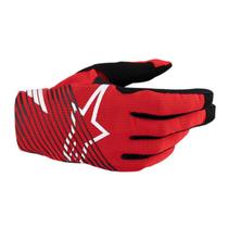 Luva Alpinestars Radar Pro Vermelho Trilha Cross Motocross