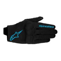 Luva alpinestars reef womens v2 preto azul claro m