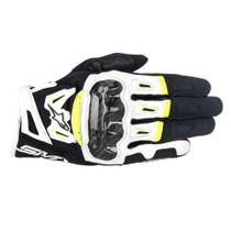 Luva Alpinestars Smx-2 Air Carbom V2 Preta Branca Amar Smx2 Luva Alpinestars Smx-2 Air Carbom V2 Preta Branca Amar Smx2