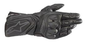 Luva Alpinestars Sp 8 V3 Couro Masculina Preto C/ Preto