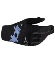 Luva Alpinestars Techstar Preta Cinza Cross Motocross Moto Luva Alpinestars Techstar Preta Cinza Cross Motocross Moto