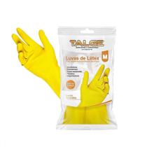 Luva Amarela Multiuso de Limpeza Borracha Cozinha e Ambientes 1 par