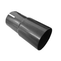 Luva ampliação tubo cano escapamento de 2,5 p/ 3 polegadas