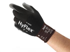 Luva Ansell HyFlex 11-600 B Nylon e Poliuretano Alta Sensibilidade tamanho 9