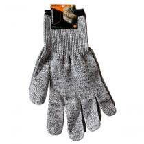 Luva Anticorte Profissional de Fibras Alta Resistência Cinza Black Bull Luva Anticorte Profissional de Fibras Alta Resistência Cinza Black Bull