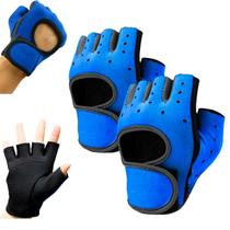 Luva Antiderrapante Neoprene palma emborrachada Ajustavel Musculacao Cross Cilcismo Handebol Basquete Tenis