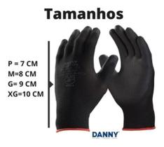 Luva Antiestatica Flextáctil Danny Esd De Nylon Tamanho XG