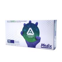 Luva Antimicrobiana AMG Medix Nitrilo 100 un.