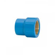 Luva Azul Amanco Liso/Rosca 25Mm X 3/4" 11752 - Kit C/24