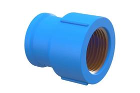 Luva Azul com Bucha de Latão 1/2''x20mm