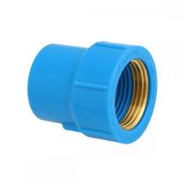 Luva Azul Com Bucha Latao Krona 25Mm X 1/2'' - Kit C/20 Pecas Luva Azul Com Bucha Latao Krona 25Mm X 1/2'' - Kit C/20 Pecas