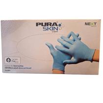Luva azul de nitrilo puraskin light
