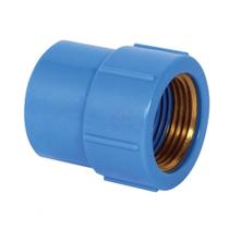 Luva Azul Krona Liso Rosca 25Mm X 3/4'' 502 - Kit C/20 Luva Azul Krona Liso Rosca 25Mm X 3/4'' 502 - Kit C/20