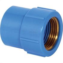 Luva Azul Krona Liso Rosca Reducao 25Mm X 1/2'' 503 - Kit C/20 Luva Azul Krona Liso Rosca Reducao 25Mm X 1/2'' 503 - Kit C/20