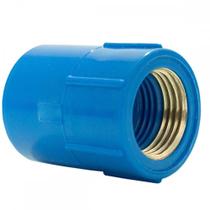 Luva Azul Shiva 3/4 X 3/4 . / Kit C/ 10 Unidades