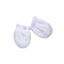 Luva bebê em suedine - Branco