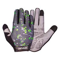 Luva Bike Gel Dedo Longo Hermes 01935