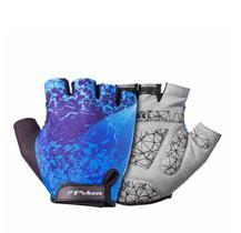 Luva Bike Poker Antishock Gel Energy - Preto/Azul - P (BR)