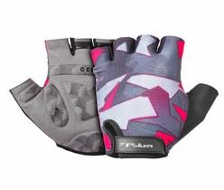 Luva Bike Poker Antishock Gel Swift - Preto/Cinza/Roxo - M (BR)