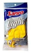 Luva borracha g light sanro