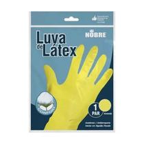 Luva borracha/latex SL 01 amarela "P" NOBRE CA 41780