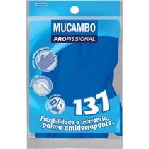 Luva Borracha Mucambo Azul Pro 137 Lisa Antiderrapante - 9-Xg - Kit C/10 Peca