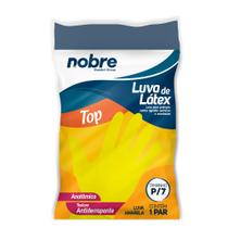 Luva Borracha natural de látex Amarela (M) Nobre