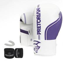 Luva Boxe Muay Thai First Fx1 Luva + Bucal + Bandagem - Pretorian